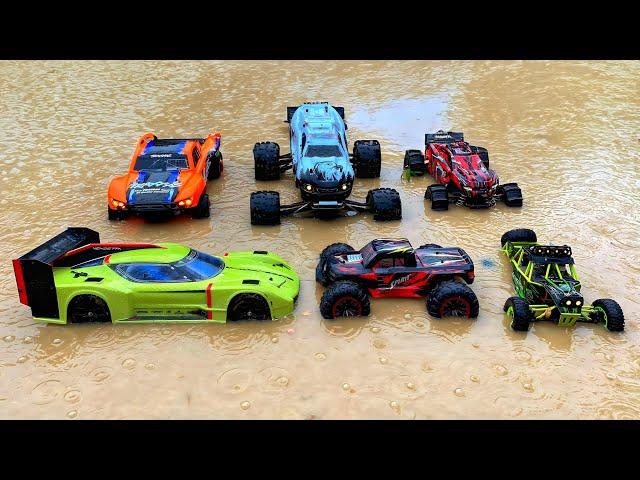 RC Cars In Rain | RC Cars Running in Water | Traxxas RC Cars