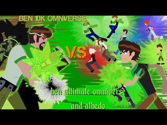 Stick nodes PRO Ben OV and Albedo OV vs Ben 10k Omniverse