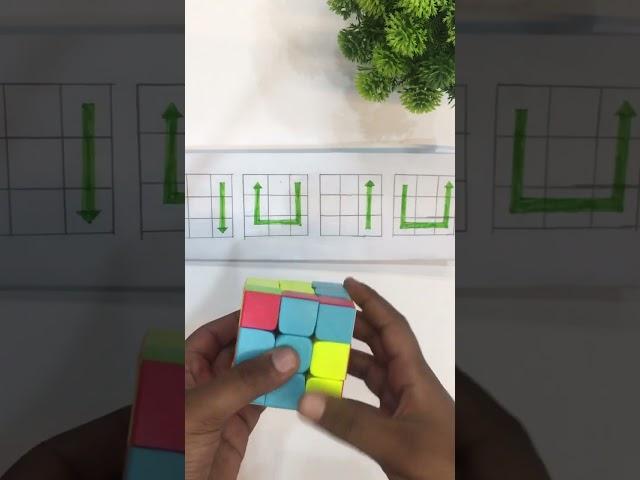 How To Solve Rubik’s Cube 3x3 - Cube Solve Magic Trick Formula #shorts