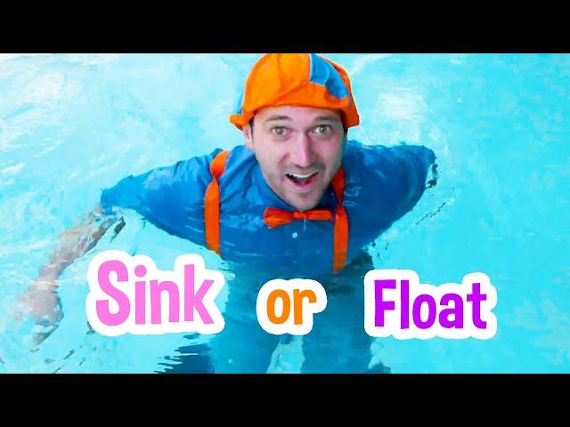 Sink or Float with Blippi | Cool Science Experiment for Kids | Educational Videos For Kids