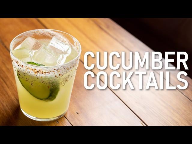 2 x Delicious Cucumber Cocktails!