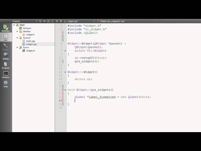 Уроки программирования на С++ с QT 5.3 Урок 13: HTML в QT