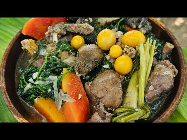 NATIVE TINOLA NANINILAW SA SARILING TABA | PAGKAING BUKID | OUTDOOR COOKING |Team AgustinTV