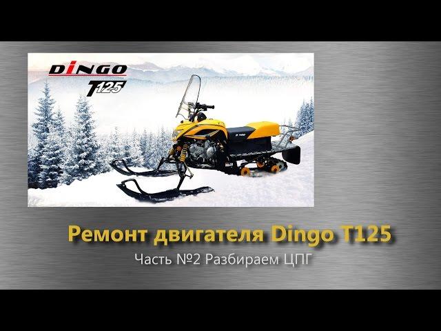 Dingo 125 ремонт двигателя. Часть 2. Разбираем ЦПГ