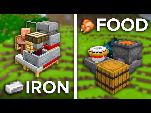 10 Unbelievably TINY Minecraft Farms