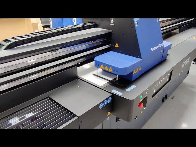 Epson SureColor SC-V7000 UV-LED Flatbed printer calibration