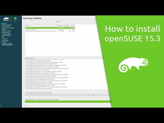 How to install openSUSE 15.3