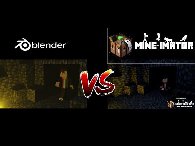 Minecraft 1.18 animation | Blender VS Mine Imator