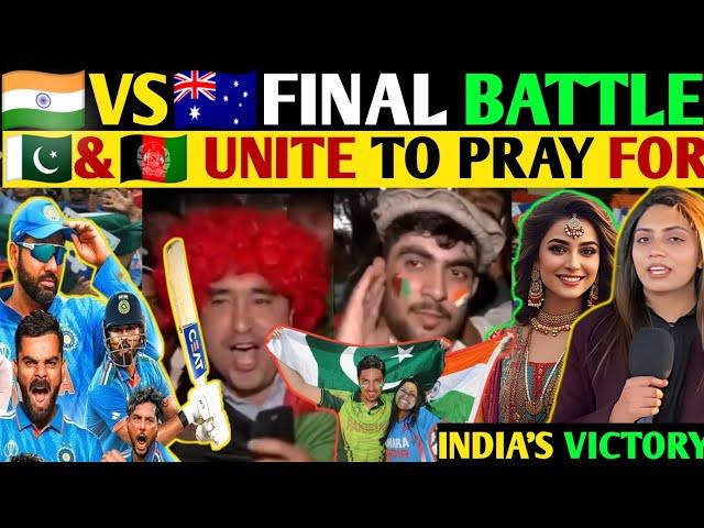 IND VS NZ FINAL BATTLE- TWO RIVALS & UNITE TO PRAY FOR INDIA'S VICTORY-GIRLS REACTION