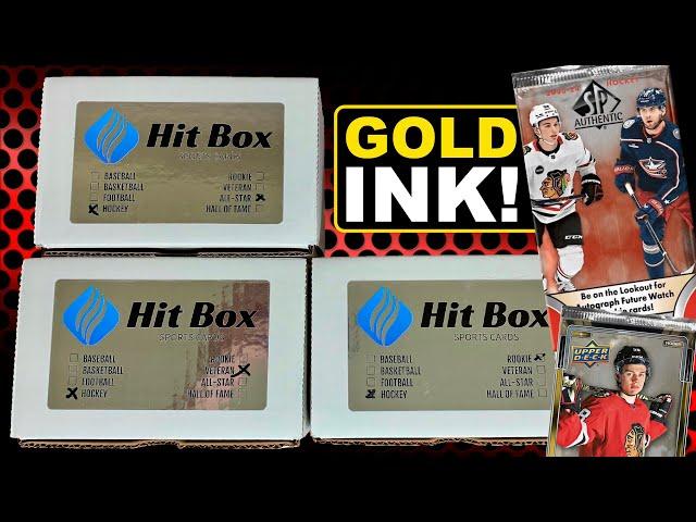 SWEET HIT CARD! - Hit Box Sports Cards Hockey Subscription Boxes December 2024