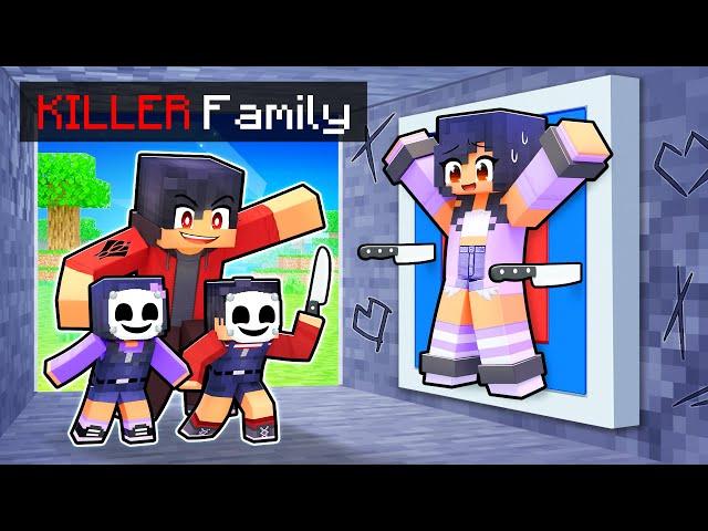 Having a FAMILY with a KILLER in Minecraft!