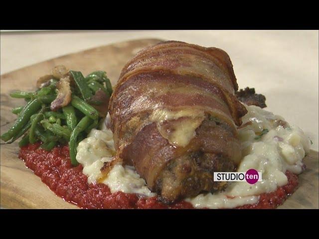 Studio 10: stuffed meatloaf with cheese and peppers The Hungry Owl