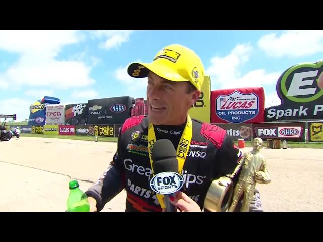 Clay Millican gets the win in Topeka