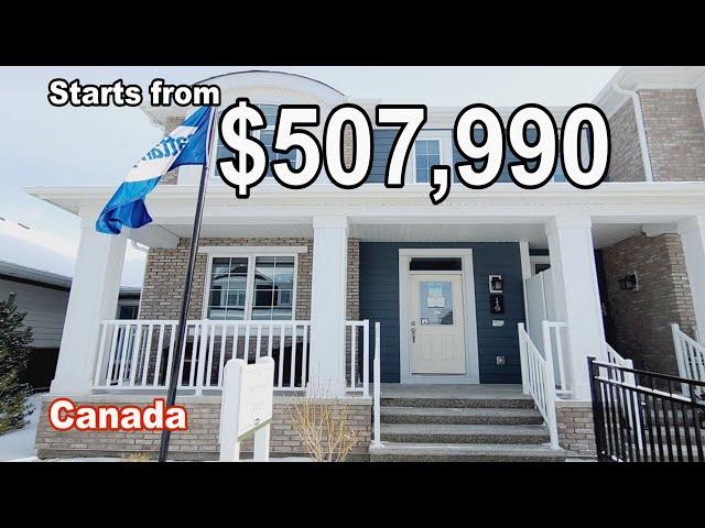 Beautiful New Semi-Detached Home in Calgary, Alberta | Mattamy Show Home | Calgary House Tour