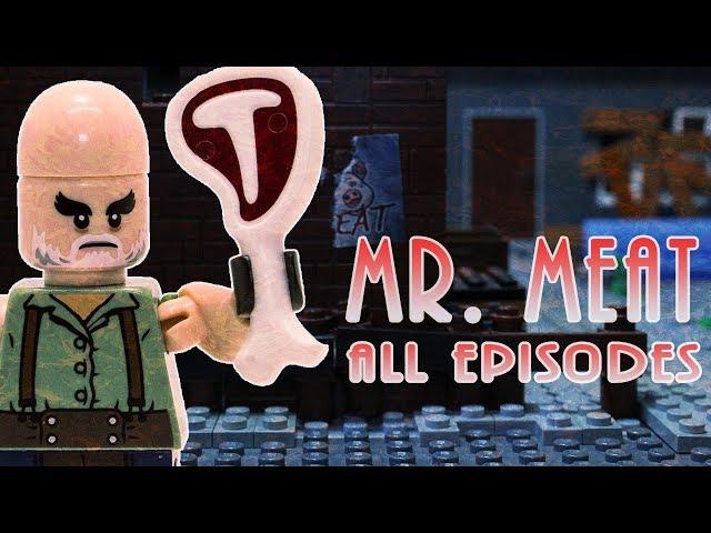 LEGO Mr. Meat horror game stop motion (All Episodes)