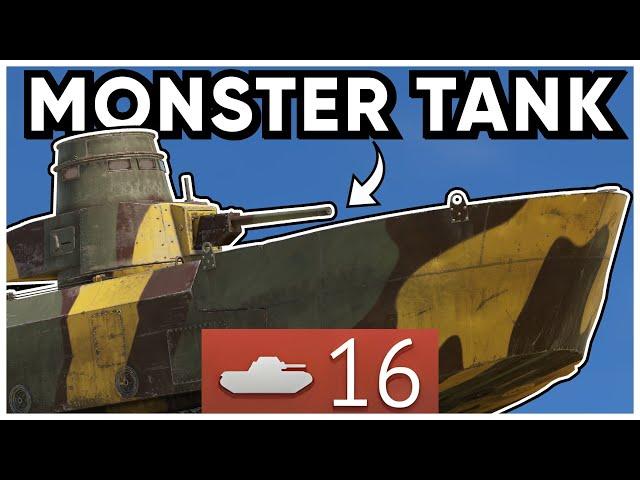 This Tank Is A Land Battleship