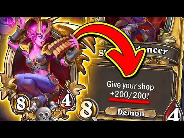 The NEW Shop Buff Strategy is INSANE | Hearthstone Battlegrounds