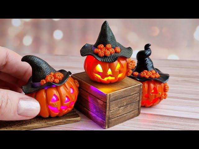 Miniature Jack O' LanternPolymer clay