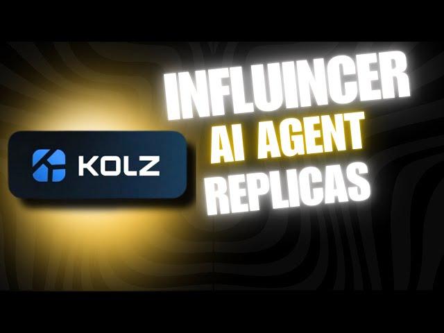 $KOLZ AI AGENT KOL BOTS!? THE NEXT AI AGENT PLAY? AI INFUINCERS