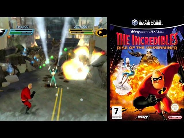 The Incredibles: Rise of the Underminer ... (GameCube) Gameplay