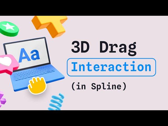 Easy Interactive 3D: Drag and Drop in Spline