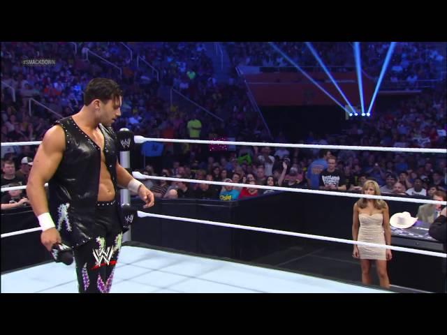 Fandango dances with Lilian Garcia and Santino Marella: SmackDown, April 19, 2013