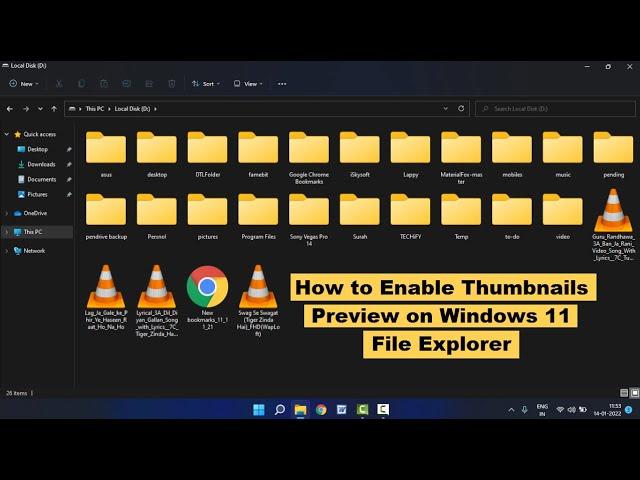 How to Fix Thumbnail Isn’t Showing on Windows 11