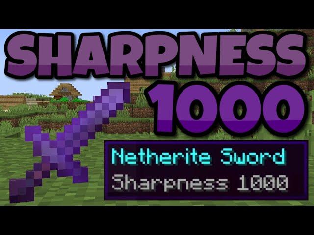 How to get a SHARPNESS 1000 SWORD in Minecraft 1.20