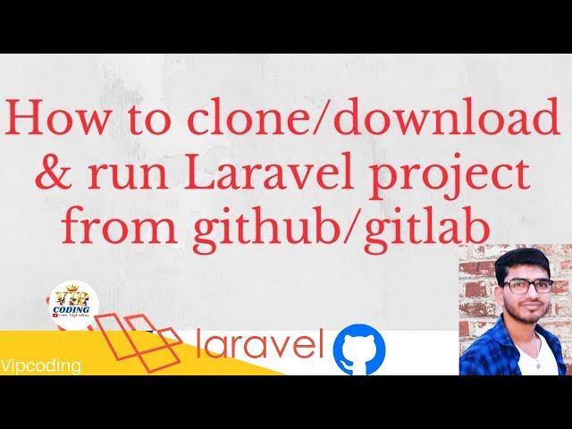 how to pull any laravel project from github | vipcoding