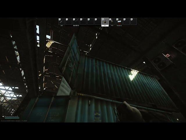 Escape from Tarkov ручная граната РГН. Бросок навесом - ПКМ и вверх.