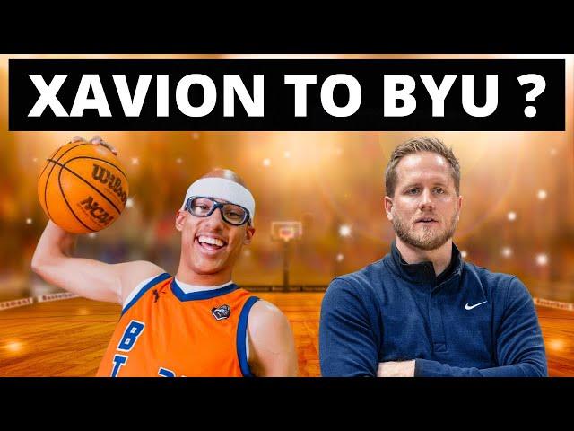 THIS 7'1 PROSPECT MIGHT COMMIT TO BYU BASKETBALL | Meet Xavion Staton