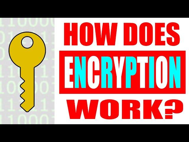 ENCRYPTION -- How does it work? Explained in VERY simple terms.