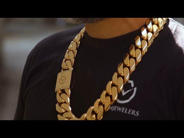 Как делают золотые кубинские цепочки /Gold Cuban chains | Как это делается