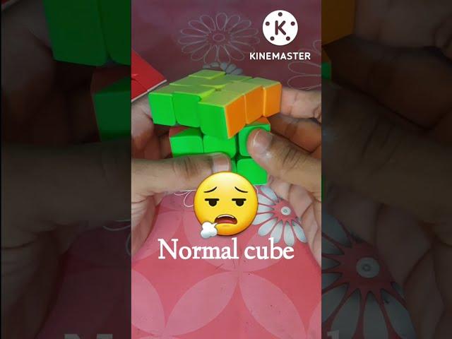 Normal cube vs Magnetic Cube ||