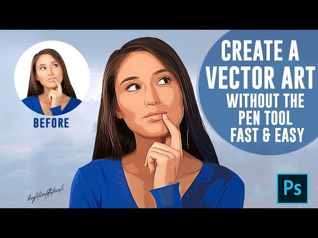 How to Create Vector Art Using Filters and Adjustments - Photoshop Tutorial