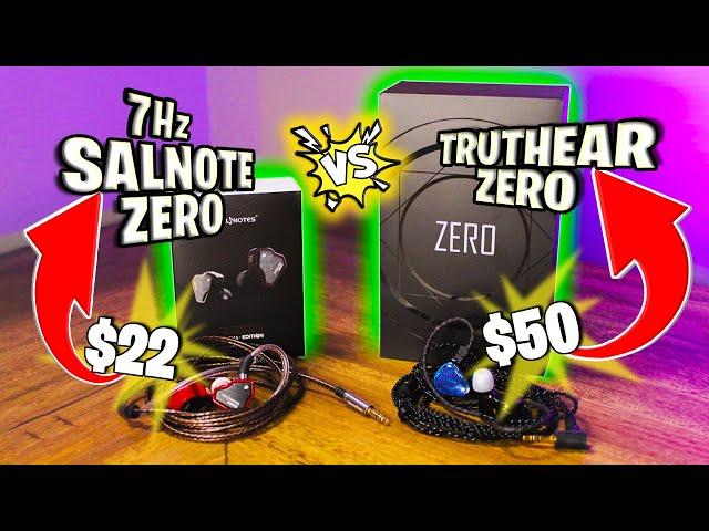 Truthear Zero vs 7Hz Salnote Zero | BEST Budget IEMs/Earbuds for Gaming?