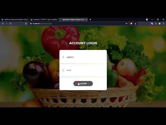 AgriBoost Agricultural System in PHP DEMO