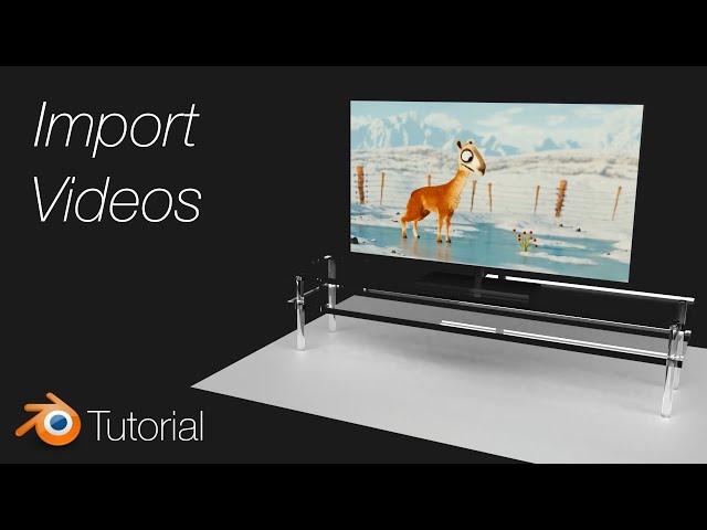 [2.80] Blender Tutorial: Import Videos with Sound (Free TV Download)