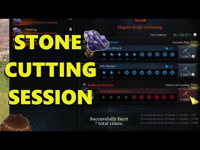 [LOST ARK] CUTTING STONE FOR 5X3 ENGRAVING SETUP