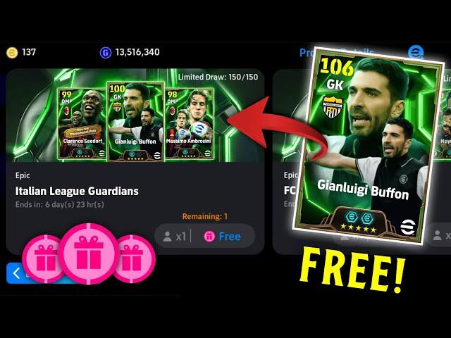 Upcoming Monday Italian League Guardians Pack In eFootball 2025 | Next Epic Pack In eFootball 2025