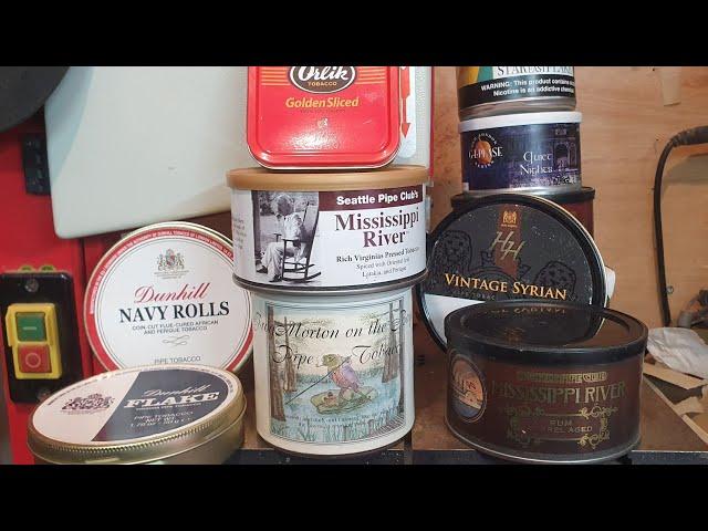 Small batch of pipe tobacco tins available