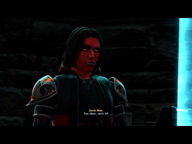 SWTOR 7.3 Teaser - Old Wounds Story - Darth Rivix vs Tau Idair Cutscene Clip