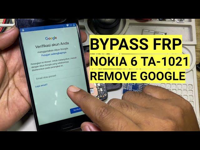 Bypass Frp Nokia 6 TA 1021 Remove Google Account Without Computer