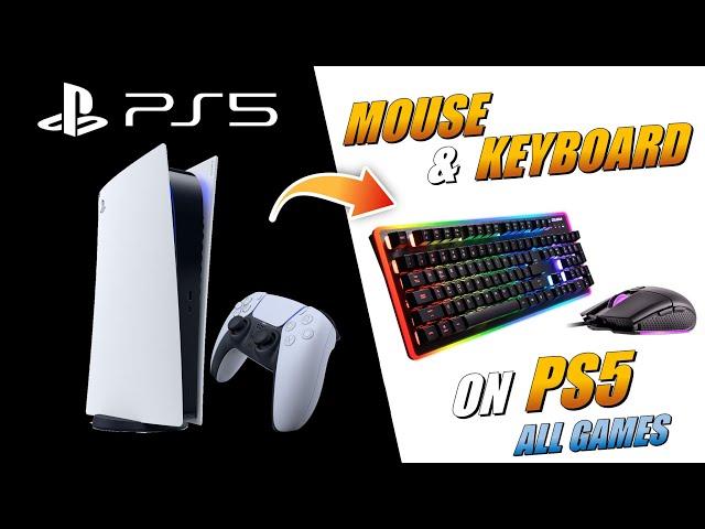 How To Play On PS5 with Mouse & Keyboard for ALL GAMES using  PC Remote Play and reWASD - Full Guide