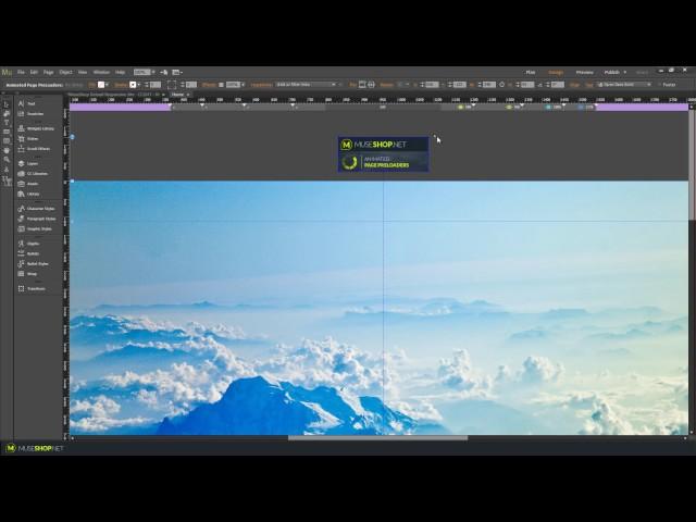 Animated Page Preloaders for Adobe Muse CC Responsive | Widget Tutorial | MuseShop.net