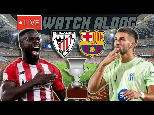 Athletic Club vs. Barcelona LIVE WATCH ALONG (Spanish Super Cup Semi-Final 2024)