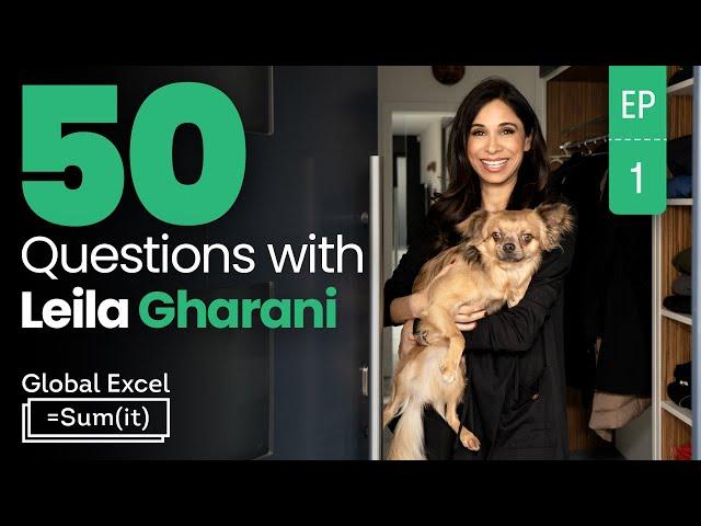 50 (Excel) Questions with Leila Gharani | Global Excel Summit