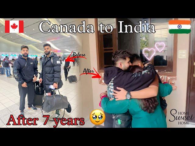 Surprise Visit to India  After 7 Years In Canada 