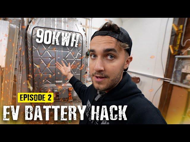 Hacking a Scrapped £90,000 EV Battery to get FREE Electricity - DIY Vehicle to Grid - Part 2