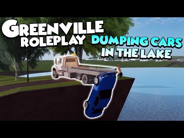 STEALING CARS & DUMPING THEM IN THE LAKE!! || ROBLOX - Greenville Roleplay